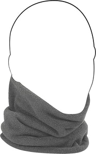 Neck Gaiter Microfleece Charcoal Grey/Hi-Vis Lime