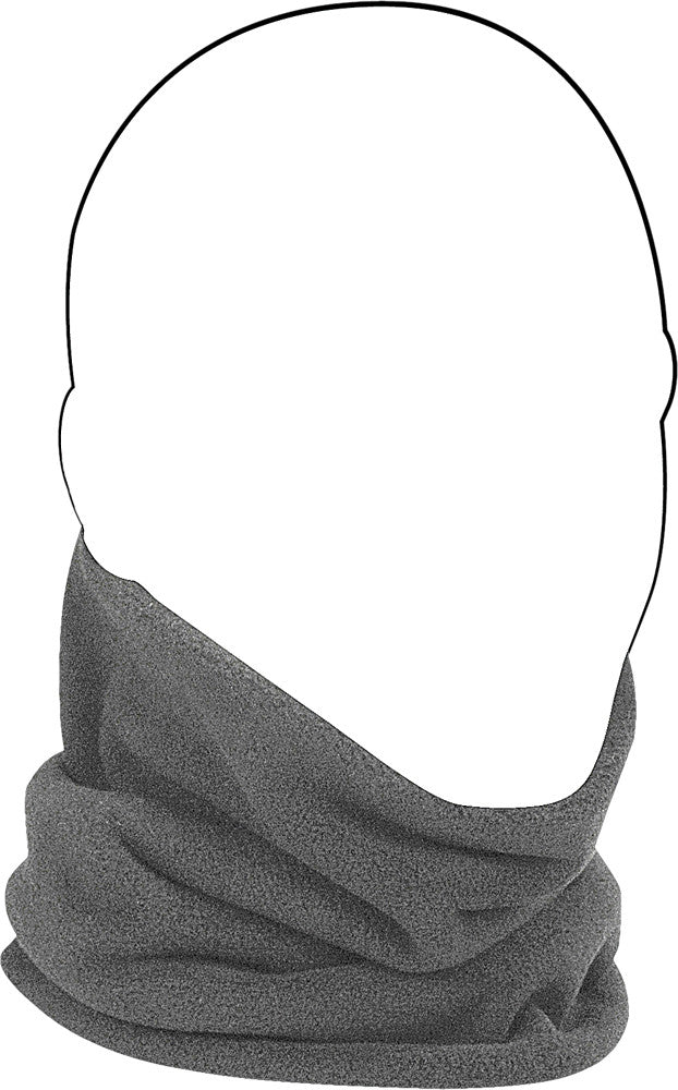 Neck Gaiter Microfleece Charcoal Grey/Hi-Vis Lime
