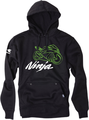 HOODY KAW NINJA BLK