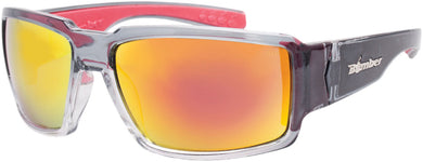 BOOGIE BOMB FLOATING SUNGLASSE 2 TONE SMOKE W/RED MIRROR
