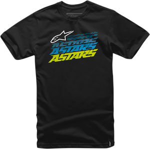 TEE HASHED BLK