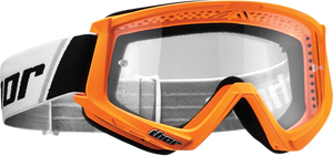 GOGGLE COMBAT FLO ORN/BK