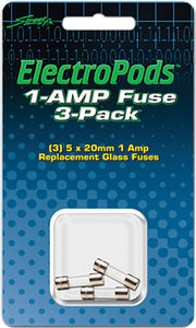 1-Amp Glass Fuses 3/Pk