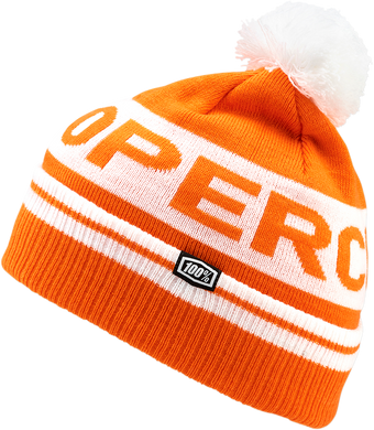 BEANIE VARSITY ORANGE