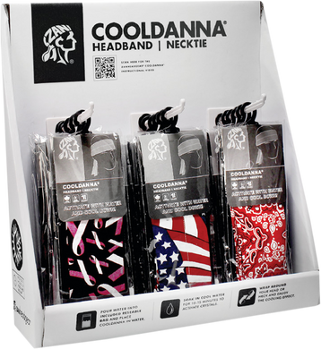 COOLDANNA 18-PC. PRE-PACK COUNTER DISPLAY