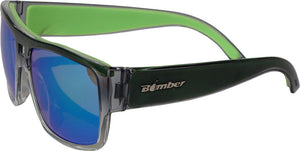 IRIE BOMB FLOATING SUNGLASSES CRYSTAL SMOKE W/GRN MIRROR