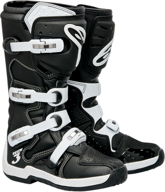BOOT TECH BK/WT