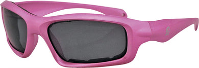 Seattle Sunglasses Pink Frame W/Smoked Lens