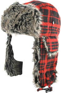 HAT TROOPER BUFF PLAID