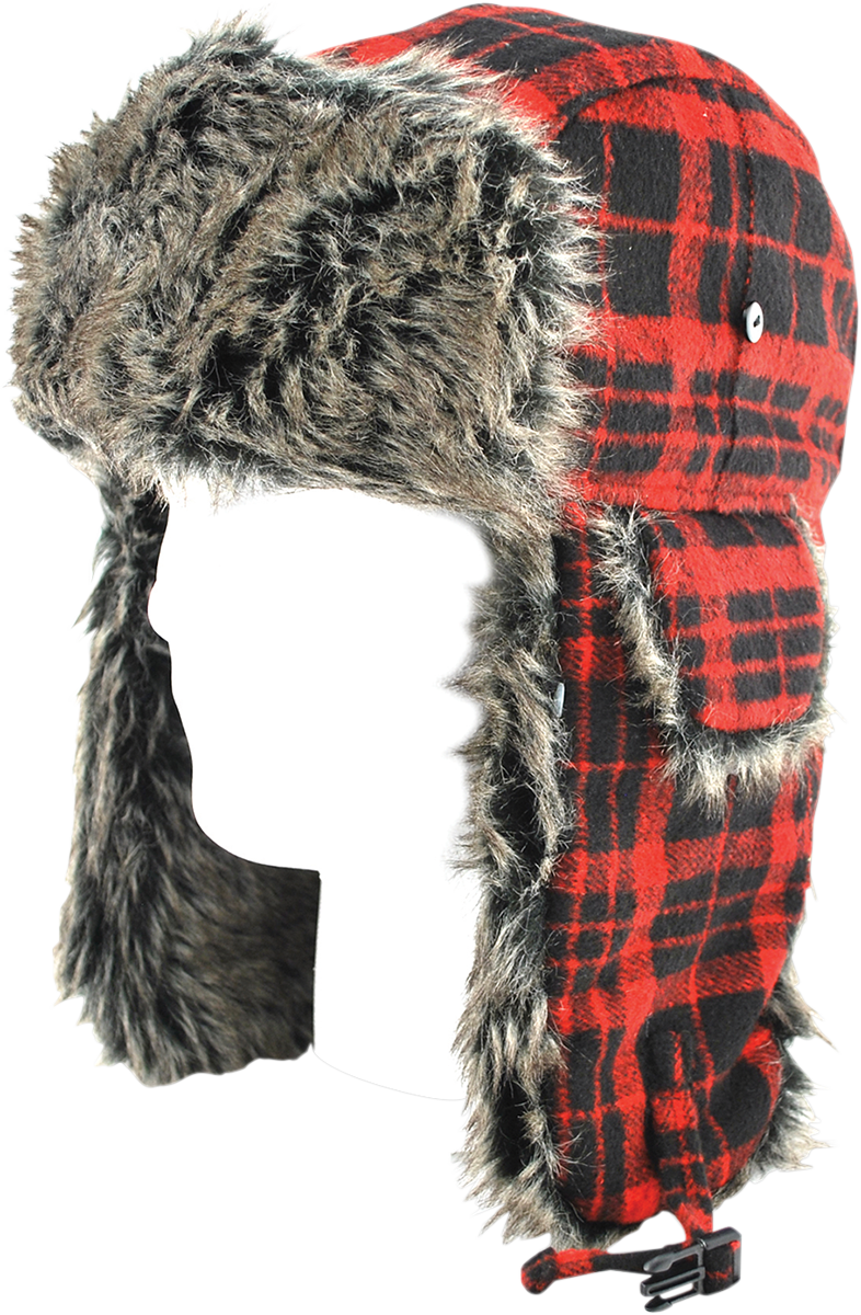 HAT TROOPER BUFF PLAID