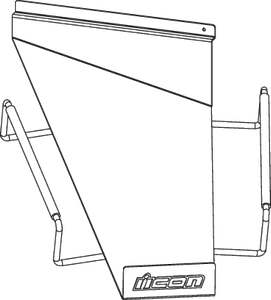 SLATWALL HELMET SHELF RH