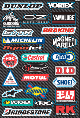 DECAL SHEET SPONSOR