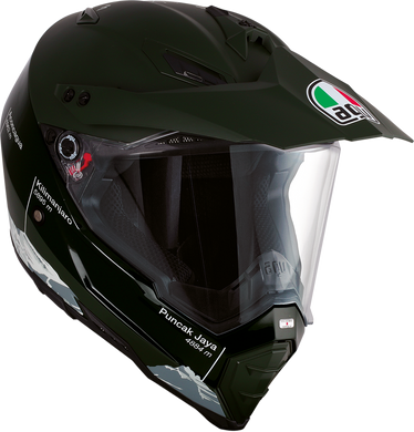 HELMET AX8DS GRN/WHT