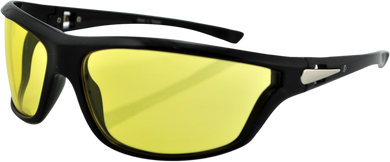 SUNGLASS FL SHINY BLK YEL