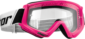 GOGGLE COMBAT FLO PINK/BK