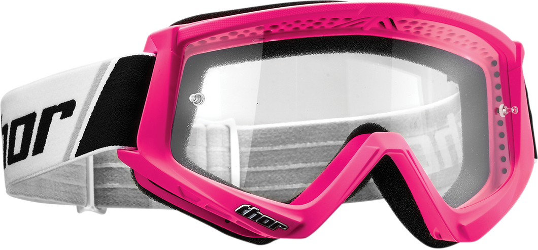 GOGGLE COMBAT FLO PINK/BK