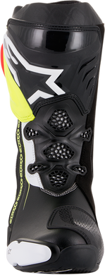 BOOT ST R BK/RD/YL FL