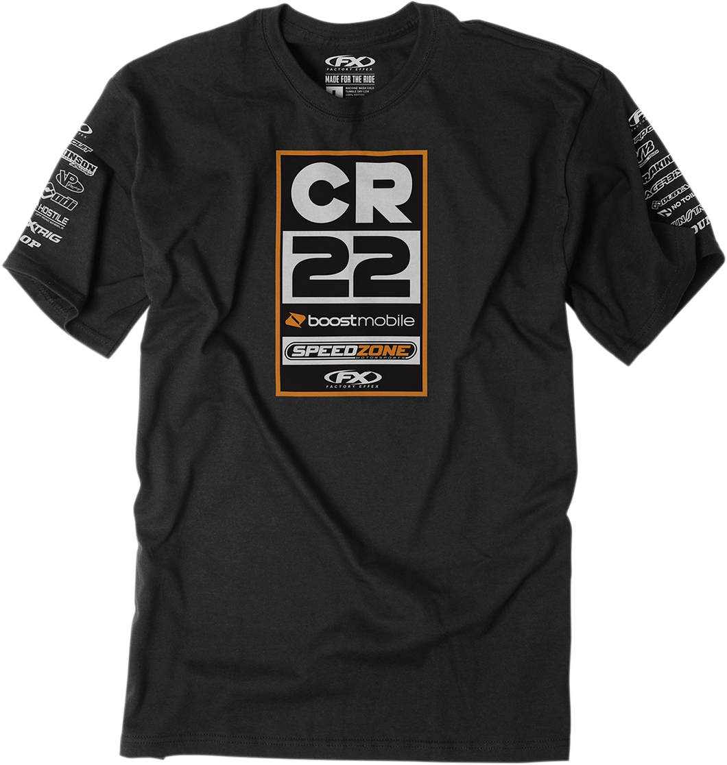 TEE CR22 TEAM V1 BLACK