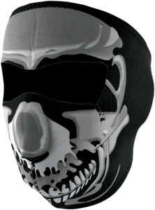 FACE MASK CHROME SKULL