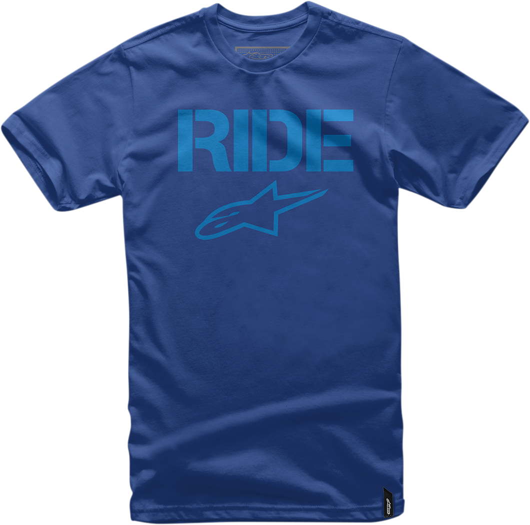TEE RIDE SOLID BLUE