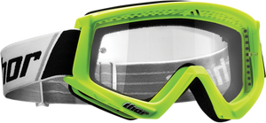 GOGGLE COMBAT FLO GRN/BK