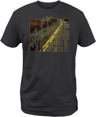 TEE RIDE PHOTO BLACK