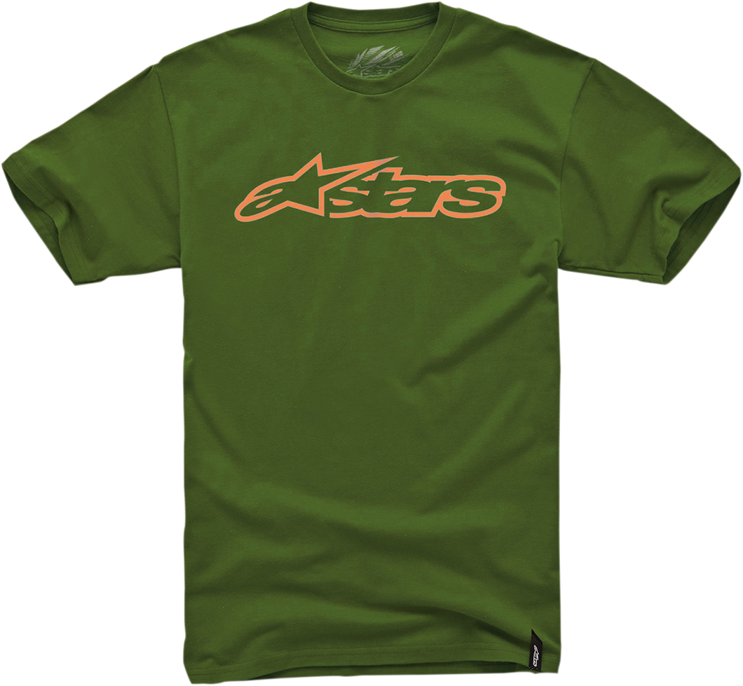 TEE BLAZE GRN/ORG