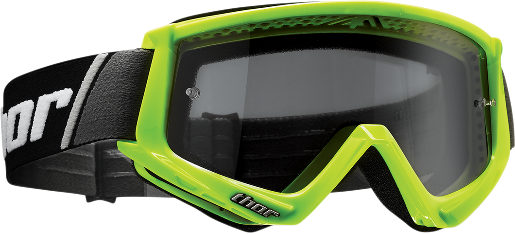 GOGGLE COMBAT SAND FLO GN