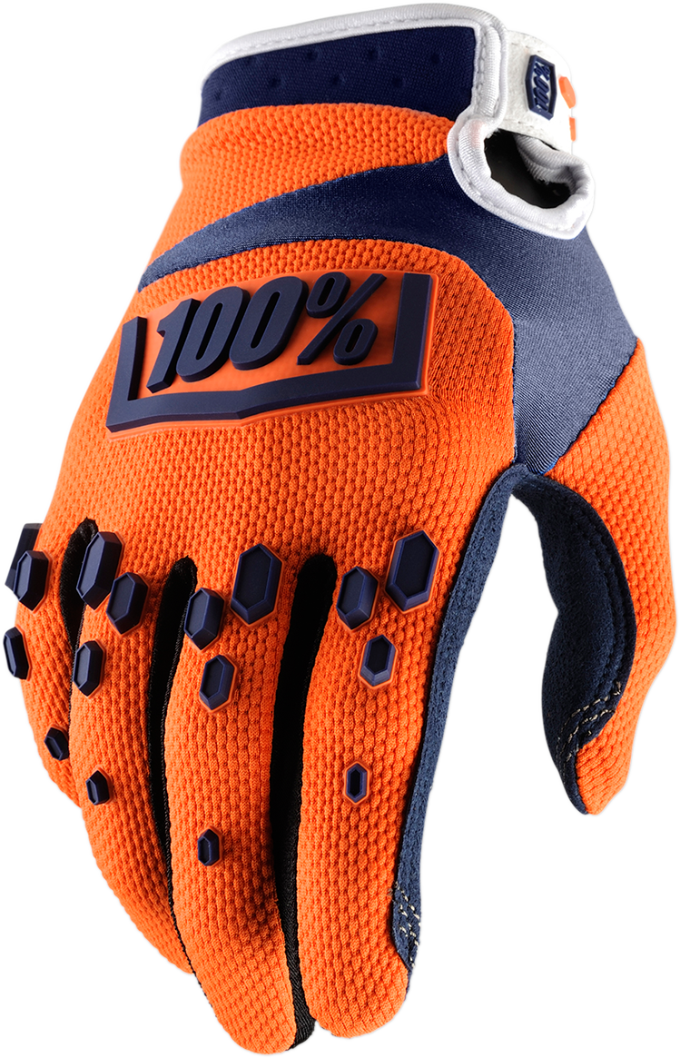 GLOVE AIRMTIC ORG/NVY