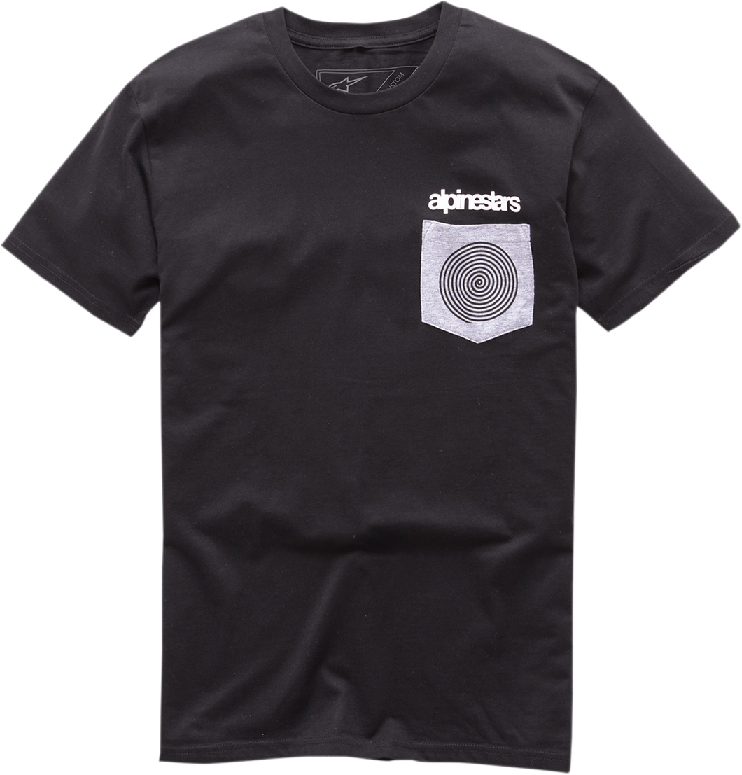 TEE SPIRAL POCKET BK