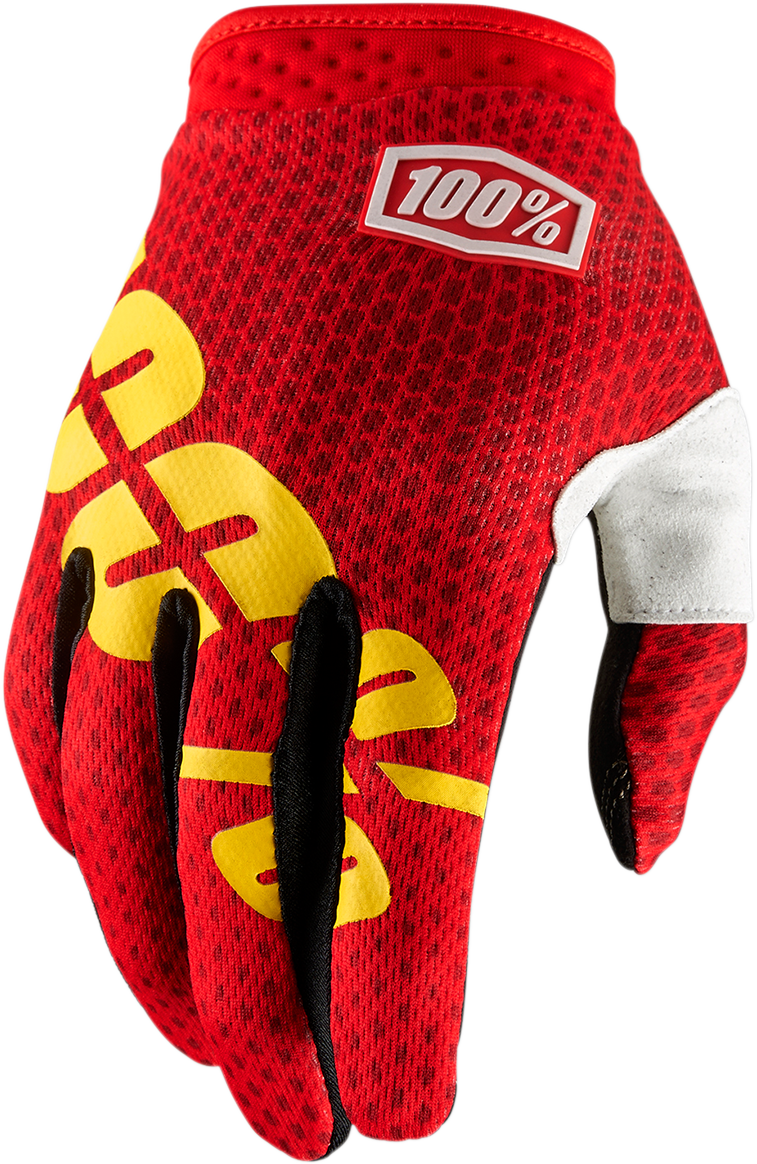 GLOVE ITRACK FIRE RED