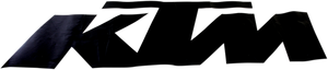 DECAL 5' DIE CUT KTM BLK