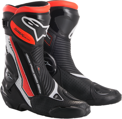 BOOT SMX+ WT/BK/RD FL