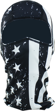BALACLAVA BLK/WHT FLAG