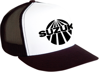 HAT SUZUKI VINTAGE BK/WT