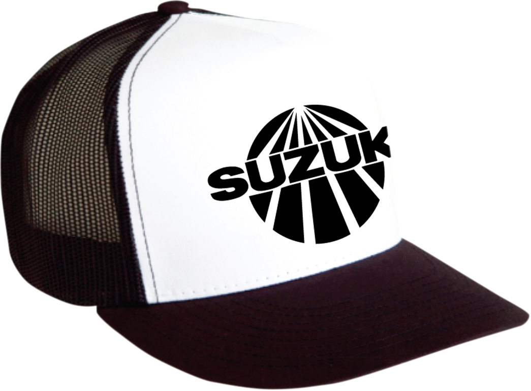 HAT SUZUKI VINTAGE BK/WT