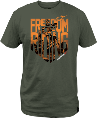 TEE FREEDOM PHOTO GRN