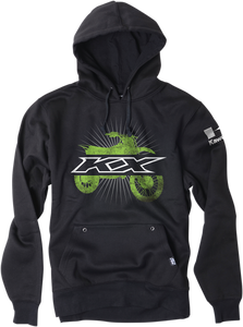 HOODY KAW YTH BLACK
