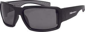 BOOGIE BOMB SUNGLASSES MATTE BLACK W/SMOKE