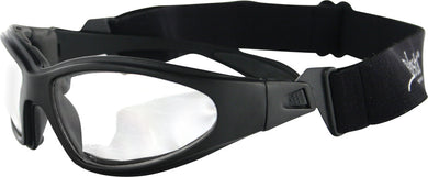 Gxr Sunglasses Black W/Clear Lens