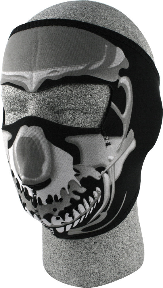 chrome skull motorcycle helmet Full Face Mask – MOTOSTYLEONLINE