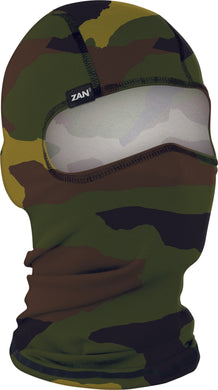 BALACLAVA POLYESTER WOODLAND CAMO