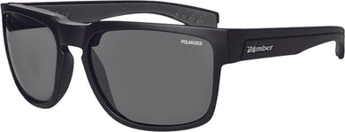 SMART BOMB SUNGLASSES MATTE BLACK W/SMOKE POLARIZED