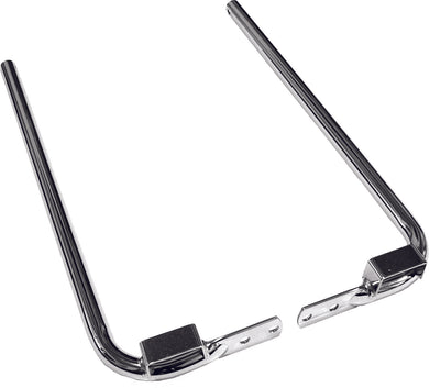 CHROME SADDLE BAG SUPPORT KIT 1985-2008 FLH/FLT MODELS