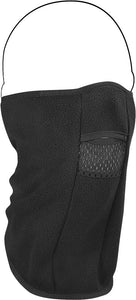 FACE MASK MICROFLEECE W/MESH MOUTH BLACK