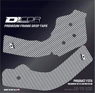 FRAME GRIP GUARD DECAL WHITE