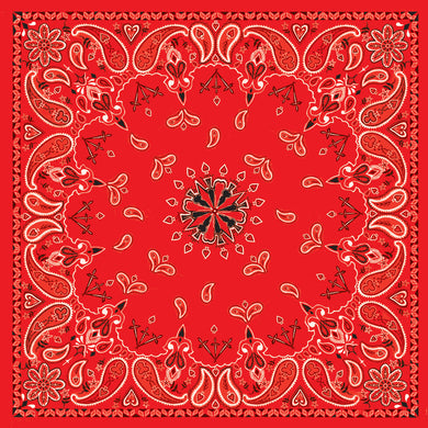 Bandanna Red Paisley