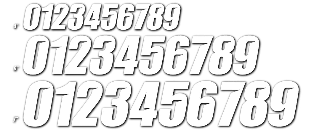 3/PK #2 WHITE 7 SLASH SERIES