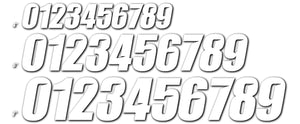 3/PK #3 WHITE 7 SLASH SERIES