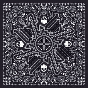 Deluxe Bandanna Black Paisley